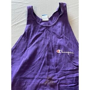 Vintage Champion Tank Top Purple Made in USA X-Large